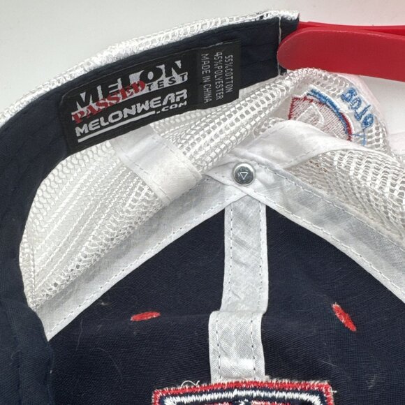 Minnesota Twins Trucker Hat Cap Snap Back Blue White Mesh Base Ball GR65 - Picture 5 of 5